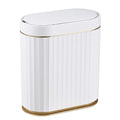 Bathroom Motion Sensor Trash can 2 Gallon Automatic Garbage Can, 9 L Slim Plastic Smart Trash Can with Lid