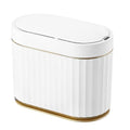 Bathroom Motion Sensor Trash can 2 Gallon Automatic Garbage Can, 9 L Slim Plastic Smart Trash Can with Lid