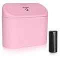 Car Trash Can with Lid, Mini Auto Dustbin Garbage Bin for Vehicle, Home, Office