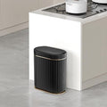 Bathroom Motion Sensor Trash can 2 Gallon Automatic Garbage Can, 9 L Slim Plastic Smart Trash Can with Lid