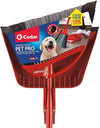 PET PRO - Broom & Step-On Dustpan PowerCorner, Red