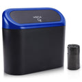 Car Trash Can with Lid, Mini Auto Dustbin Garbage Bin for Vehicle, Home, Office