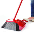 PET PRO - Broom & Step-On Dustpan PowerCorner, Red