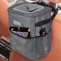 Car Trash Can with Lid and Storage Pockets - 100% Leak-Proof Organizer, Waterproof