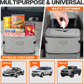 Car Trash Can with Lid and Storage Pockets - 100% Leak-Proof Organizer, Waterproof