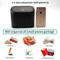 Car Trash Can with Lid, Mini Auto Dustbin Garbage Bin for Vehicle, Home, Office