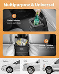 Car Trash Can with Lid and Storage Pockets - 100% Leak-Proof Organizer, Waterproof