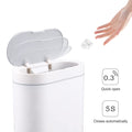 Motion Sensor 2.5 Gallon Bathroom Trash Can, Waterproof Motion Sensor Small with Lids, 9.5 Liters Slim Plastic Narrow Automatic