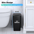 Automatic Touchless - Bathroom Trash Can with Lid, 2.2 Gallon Garbage Can, Smart Motion Sensor Small Trash Can