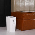 Trash Can with Lid, 2.4 Gallon Plastic Trash Can - For Bathrooms, Kitchen, Study, Office, etc