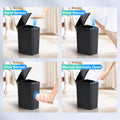 Automatic Touchless - Bathroom Trash Can with Lid, 2.2 Gallon Garbage Can, Smart Motion Sensor Small Trash Can