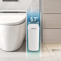 Automatic Motion Sensor Bathroom Trash Can with Lid, 2.6 Gallon Touchless Trash Bin, Smart Slim Garbage