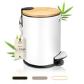 Mini Trash Can with Lid - 3L / 0.8Gal - Small Trash Can with Lid for Bathroom