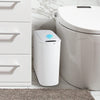 Automatic Motion Sensor Bathroom Trash Can with Lid, 2.6 Gallon Touchless Trash Bin, Smart Slim Garbage