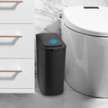 Automatic Motion Sensor Bathroom Trash Can with Lid, 2.6 Gallon Touchless Trash Bin, Smart Slim Garbage